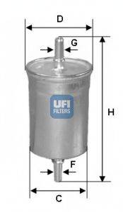 Топливный фильтр UFI 31.825.00