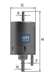UFI 3183000 Топливный фильтр
