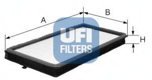 Фильтр, воздух во внутренном пространстве UFI 53.046.00