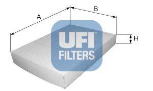 UFI 5308800 Фильтр, воздух во внутренном пространстве