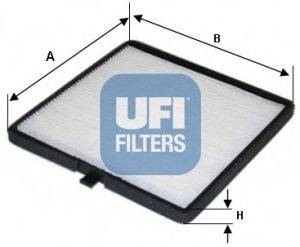 UFI 5311800 Фильтр, воздух во внутренном пространстве