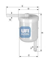 UFI 3100300 Топливный фильтр