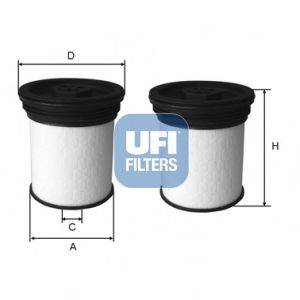 UFI 2604700 Топливный фильтр