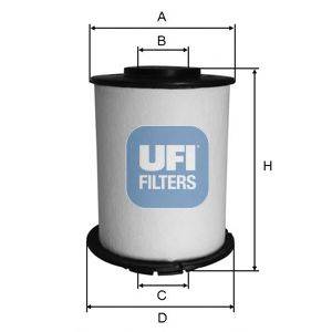 UFI 2603300 Топливный фильтр