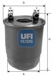 UFI 2411100 Топливный фильтр