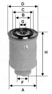 SOFIMA S1410NR Топливный фильтр
