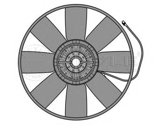 Вентилятор, охлаждение двигателя MEYLE 12-14 234 0025