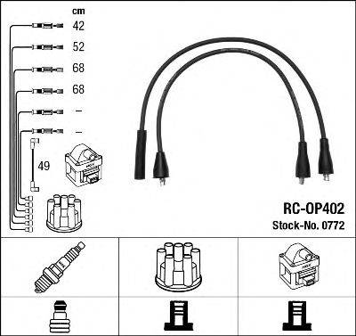 NGK 0772 Комплект проводов зажигания