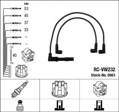 Комплект проводов зажигания NGK 0963