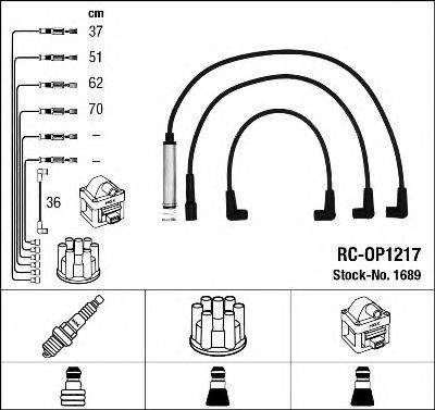 Комплект проводов зажигания NGK 1689