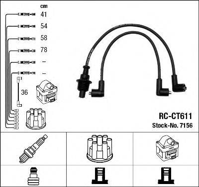 Комплект проводов зажигания NGK 7156