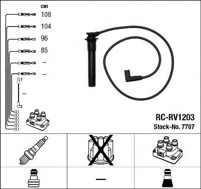 Комплект проводов зажигания NGK 7707