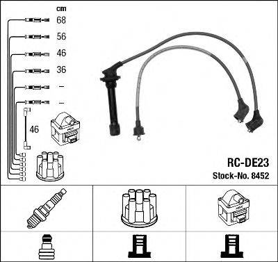 NGK 8452 Комплект проводов зажигания