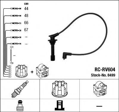 Комплект проводов зажигания NGK 8499