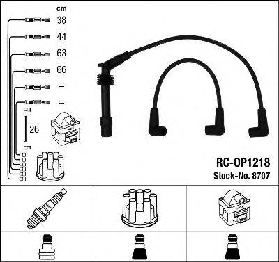 NGK 8707 Комплект проводов зажигания