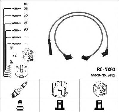 NGK 9482 Комплект проводов зажигания