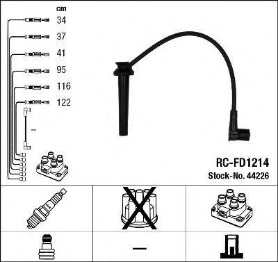 Комплект проводов зажигания NGK 44226