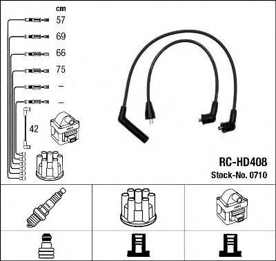 Комплект проводов зажигания NGK 0710