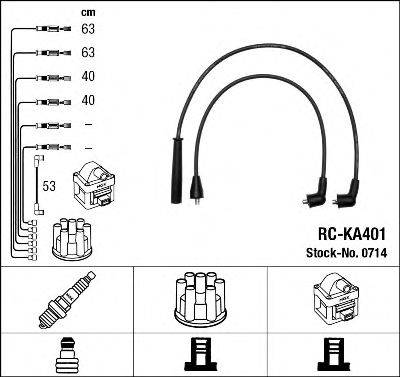 NGK 0714 Комплект проводов зажигания