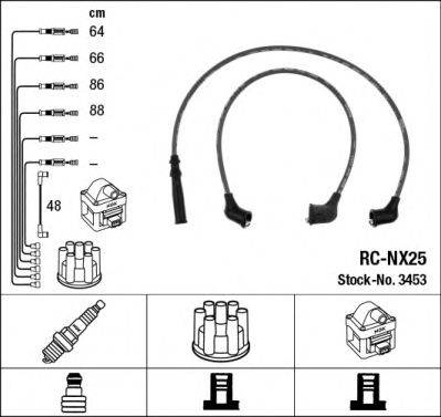 NGK 3453 Комплект проводов зажигания