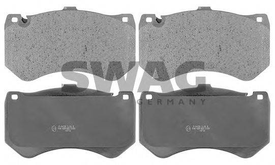 SWAG 10116143 Комплект тормозных колодок, дисковый тормоз