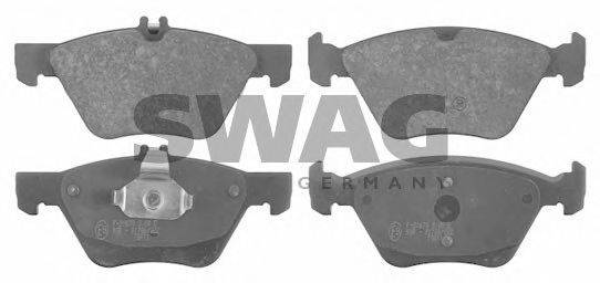 SWAG 10916028 Комплект тормозных колодок, дисковый тормоз