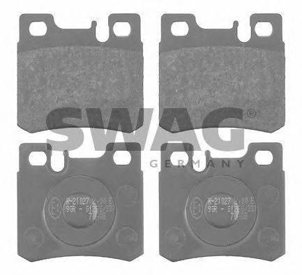 SWAG 10916153 Комплект тормозных колодок, дисковый тормоз