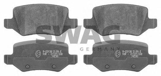 Комплект тормозных колодок, дисковый тормоз SWAG 10 91 6440