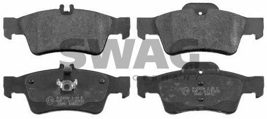 SWAG 10916451 Комплект тормозных колодок, дисковый тормоз