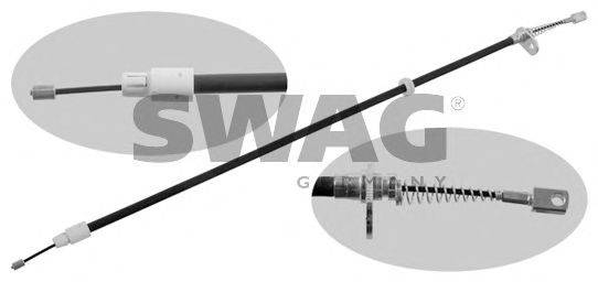 SWAG 10934914 Трос, стояночная тормозная система