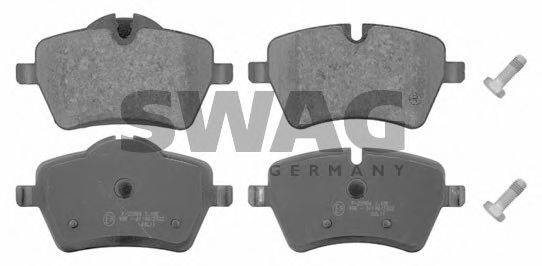 SWAG 11916727 Комплект тормозных колодок, дисковый тормоз