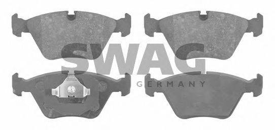 SWAG 20916000 Комплект тормозных колодок, дисковый тормоз