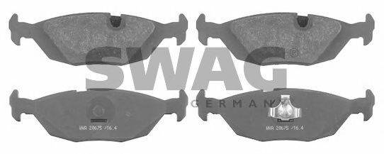 SWAG 20916141 Комплект тормозных колодок, дисковый тормоз