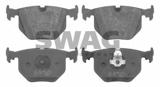 SWAG 20916175 Комплект тормозных колодок, дисковый тормоз