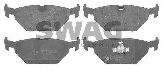 SWAG 20916176 Комплект тормозных колодок, дисковый тормоз