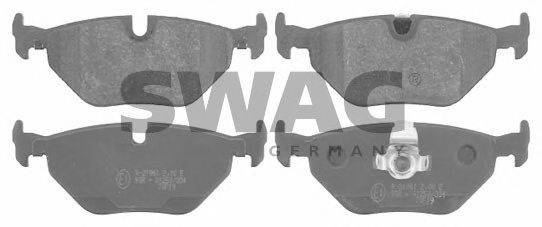 SWAG 20916190 Комплект тормозных колодок, дисковый тормоз