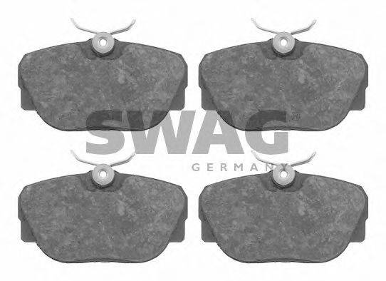 SWAG 20916197 Комплект тормозных колодок, дисковый тормоз