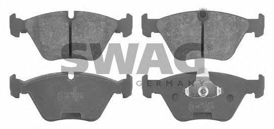 SWAG 20916217 Комплект тормозных колодок, дисковый тормоз