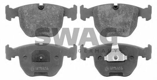 SWAG 20916345 Комплект тормозных колодок, дисковый тормоз