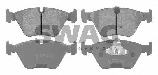 SWAG 20916349 Комплект тормозных колодок, дисковый тормоз
