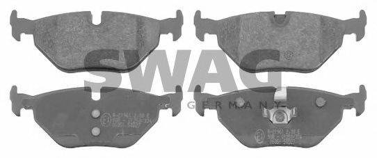 SWAG 20916351 Комплект тормозных колодок, дисковый тормоз