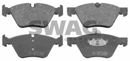 SWAG 20916503 Комплект тормозных колодок, дисковый тормоз