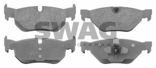 SWAG 20916533 Комплект тормозных колодок, дисковый тормоз