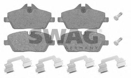 SWAG 20916559 Комплект тормозных колодок, дисковый тормоз
