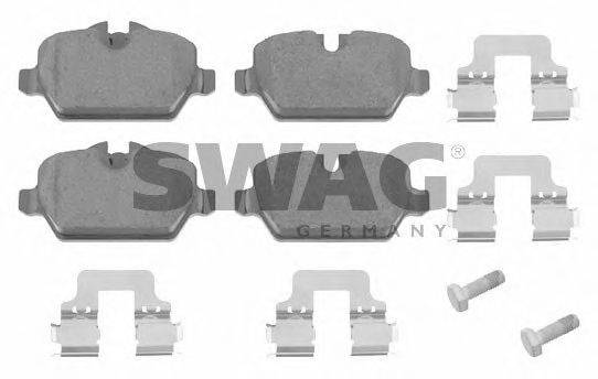 SWAG 20916560 Комплект тормозных колодок, дисковый тормоз