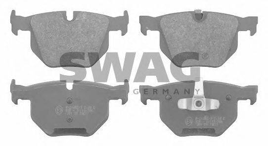 SWAG 20916587 Комплект тормозных колодок, дисковый тормоз