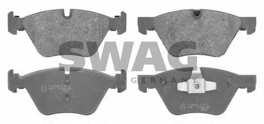 SWAG 20916670 Комплект тормозных колодок, дисковый тормоз