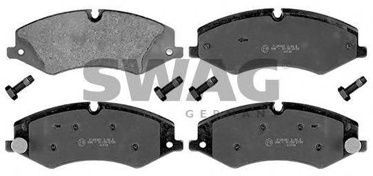 SWAG 22116124 Комплект тормозных колодок, дисковый тормоз