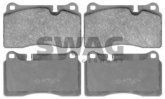 SWAG 22116125 Комплект тормозных колодок, дисковый тормоз