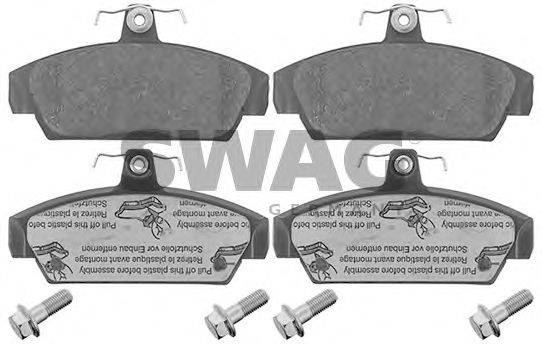 Комплект тормозных колодок, дисковый тормоз SWAG 22 11 6202